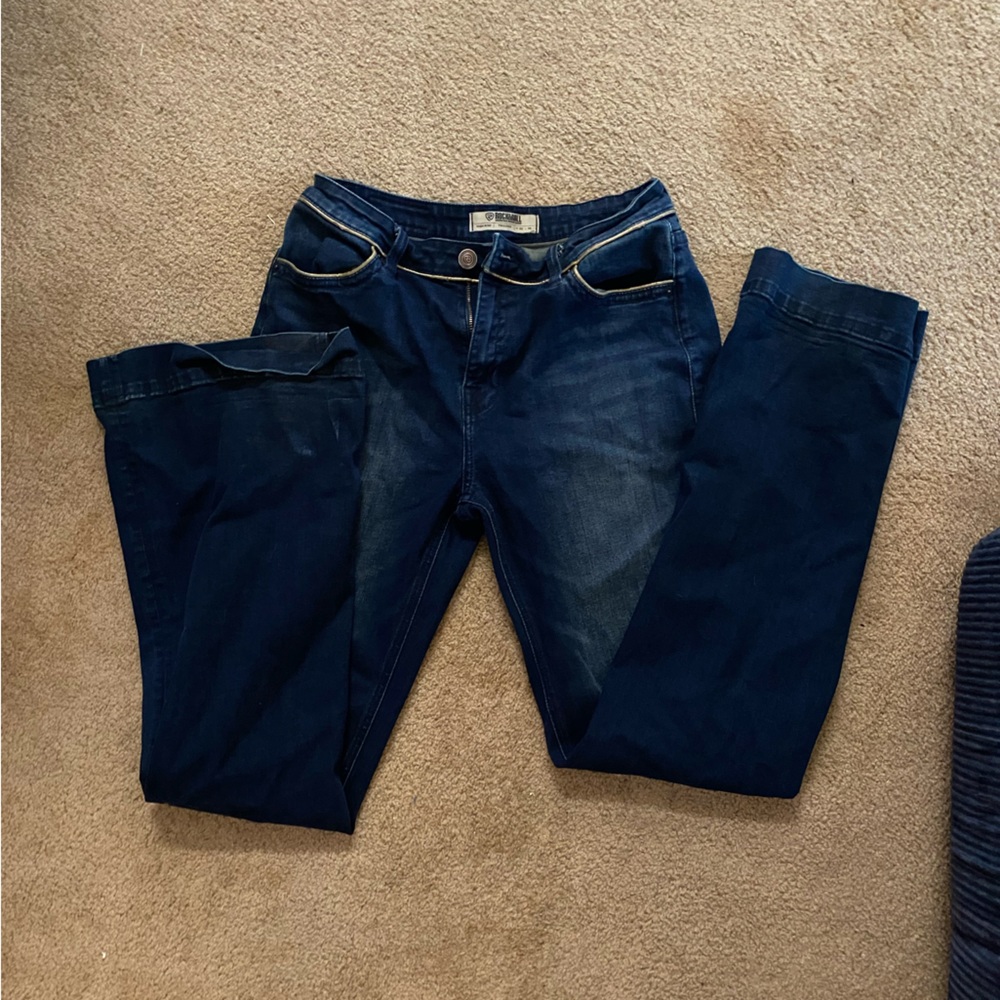 rock and roll jeans w gold trim
